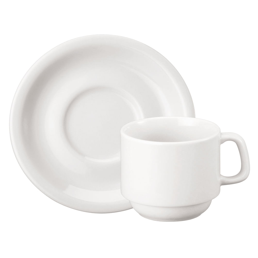 Xicara De Cha Schmidt c/ Pires 007 Cilindrico Branco|Dalla Bernardina -  dallabernardina