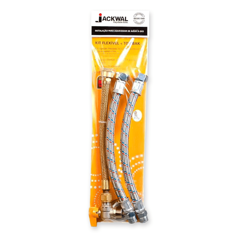 Kit Mangueira Instalação Gás Aquecedor de Água Jackwall - dallahomecenter